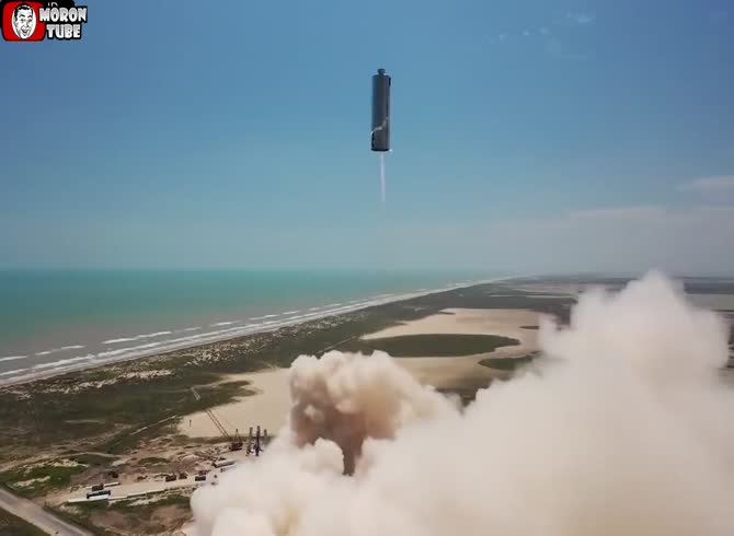 Video :SpaceX's rocket prototype for Mars (Texas) has been successfully tested